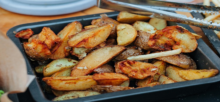 cooking potatoes in roaster oven